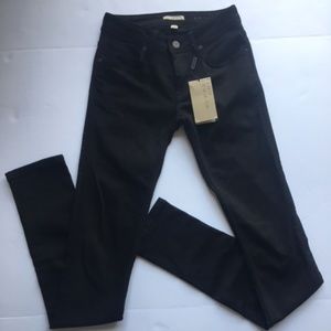 Women's Burberry Black Kensington Slim 25W 36L NWT